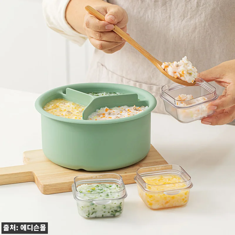 에디슨 전자레인지 실리콘 이유식찜기 관련 이미지 1