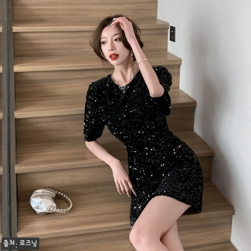 블랙 스팽글 드레스 찐후기 대신 구매 전 체크! 연말 파티룩 30% 할인 정보 9 블랙 스팽글 드레스 찐후기 대신 구매 관련 이미지 2