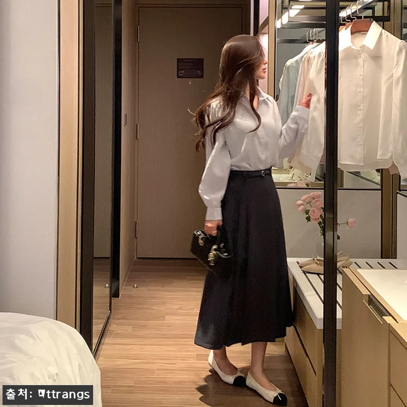 아뜨랑스 벨트 플리츠 롱 스커트 sk7218, 격식룩용으로 살 때 꼭 확인할 솔직 체크후기 11 아뜨랑스 벨트 플리츠 롱 스커트 sk 관련 이미지 2