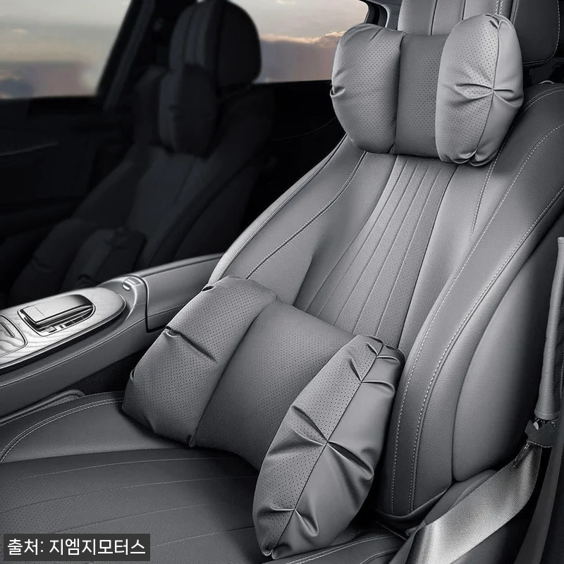지엠지모터스 차량용 목쿠션 새들브라운 관련 이미지 2