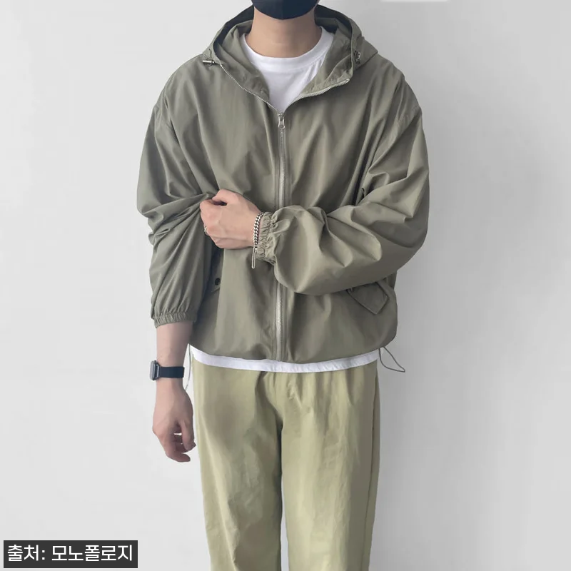 남녀공용바람막이 후드 얇은바람막이, 관련 이미지 3