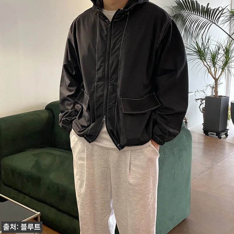 스티치바람막이 봄바람막이 남자크롭자켓, 봄 아우터로 체크해볼 만한 49,800원 이슈템 15 스티치바람막이 봄바람막이 남자크롭자켓 관련 이미지 3