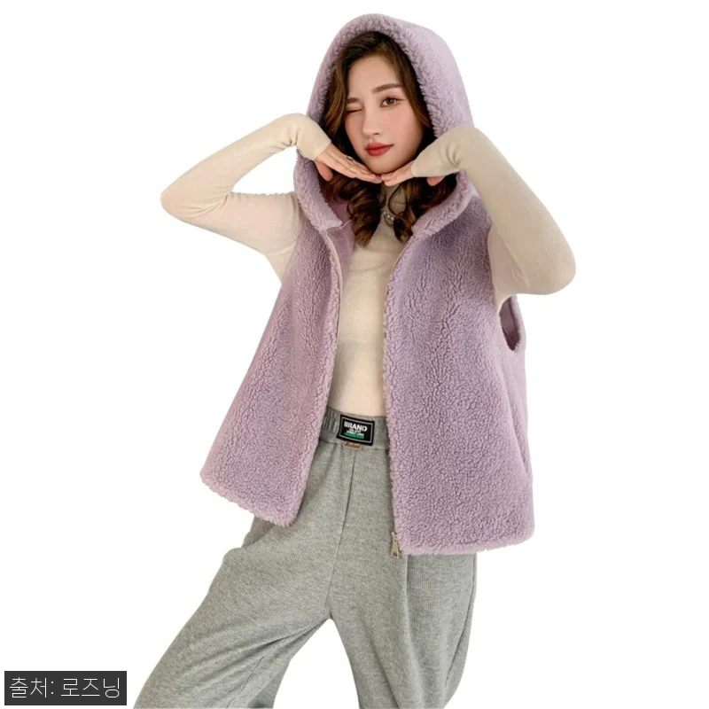 양모 후드 베스트 양털 조끼 6컬러, 구매 전 꼭 확인할 현실 체크 후기 11 양모 후드 베스트 양털 조끼 6컬러, 관련 이미지 4