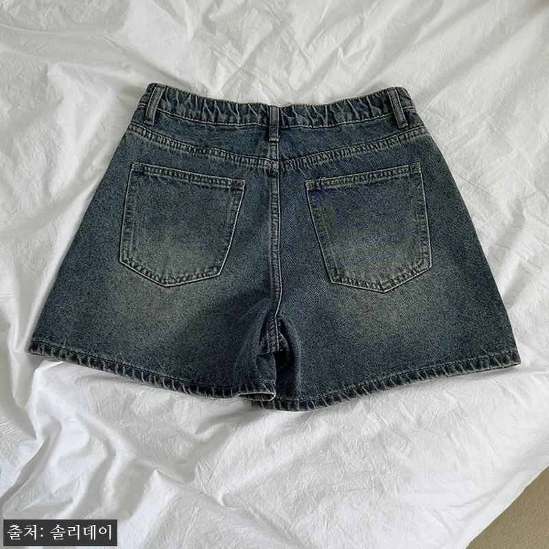 여성데님반바지 청반바지 4부 A라인, 관련 이미지 4