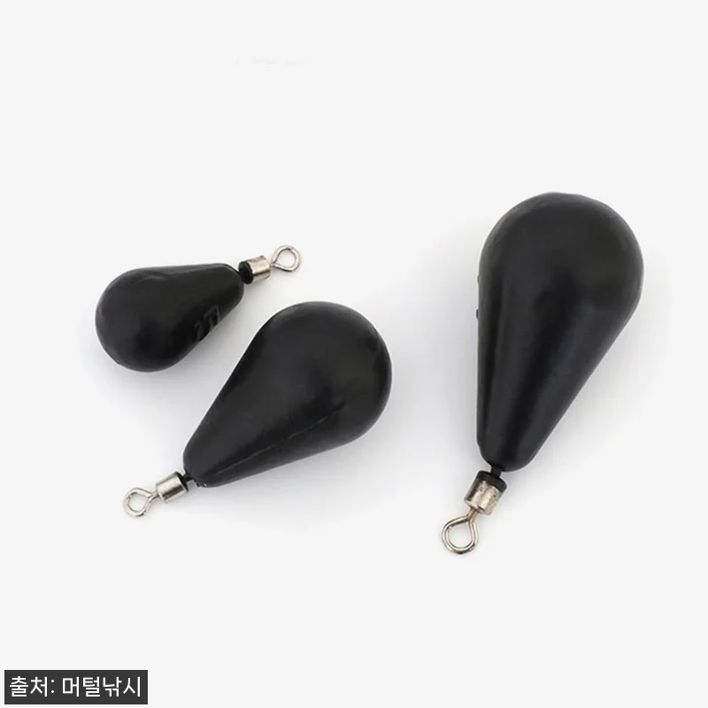 블랙 무광 봉돌 물방울 추 14호, 문어·갑오징어·쭈꾸미 낚시 준비에 눈여겨볼 가성비 싱커 12 블랙 무광 봉돌 물방울 추 14호, 관련 이미지 5