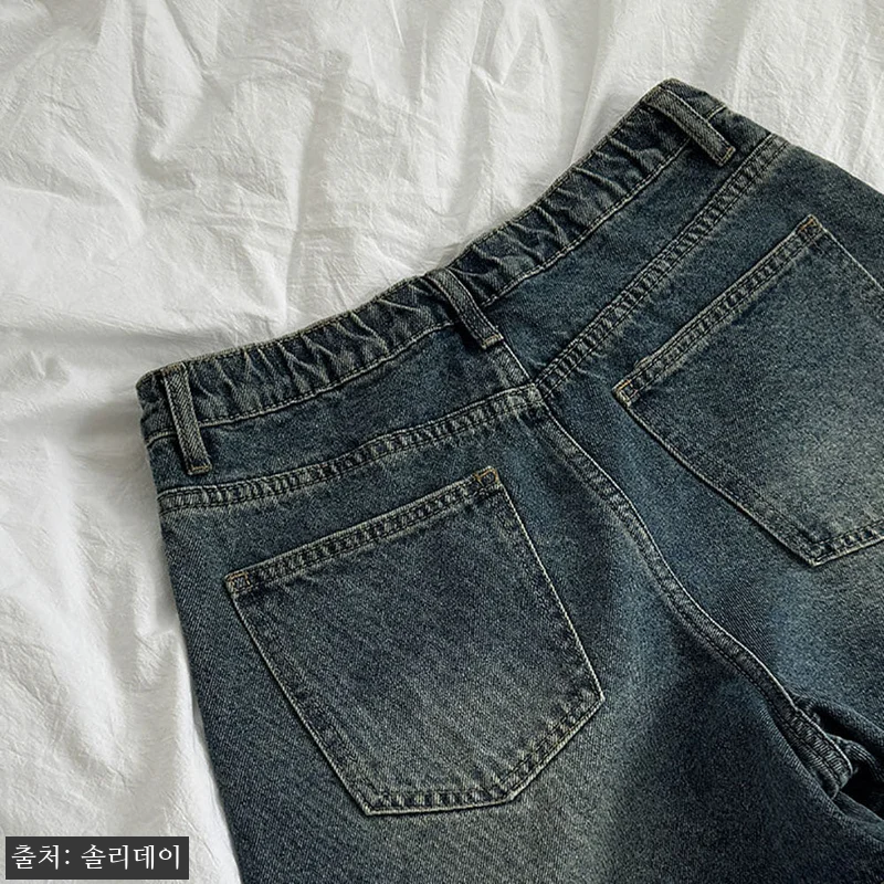 여성데님반바지 청반바지 4부 A라인, 관련 이미지 5