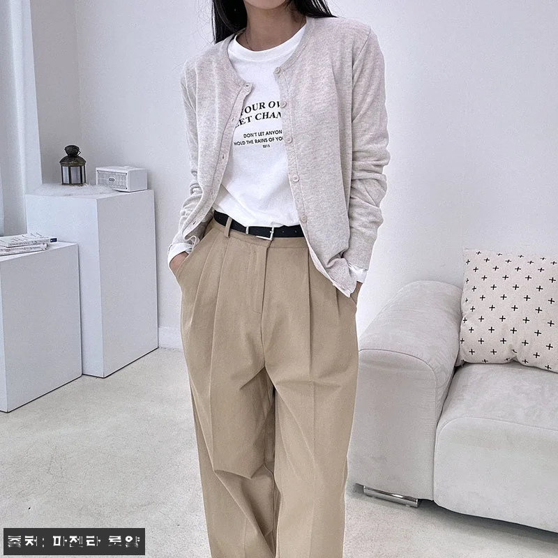 캐시미어가디건 레드가디건, 단추 벌어짐 부담 덜어준다는 클래식 라운드 가디건 17 캐시미어가디건 레드가디건, 단추 벌어 관련 이미지 6