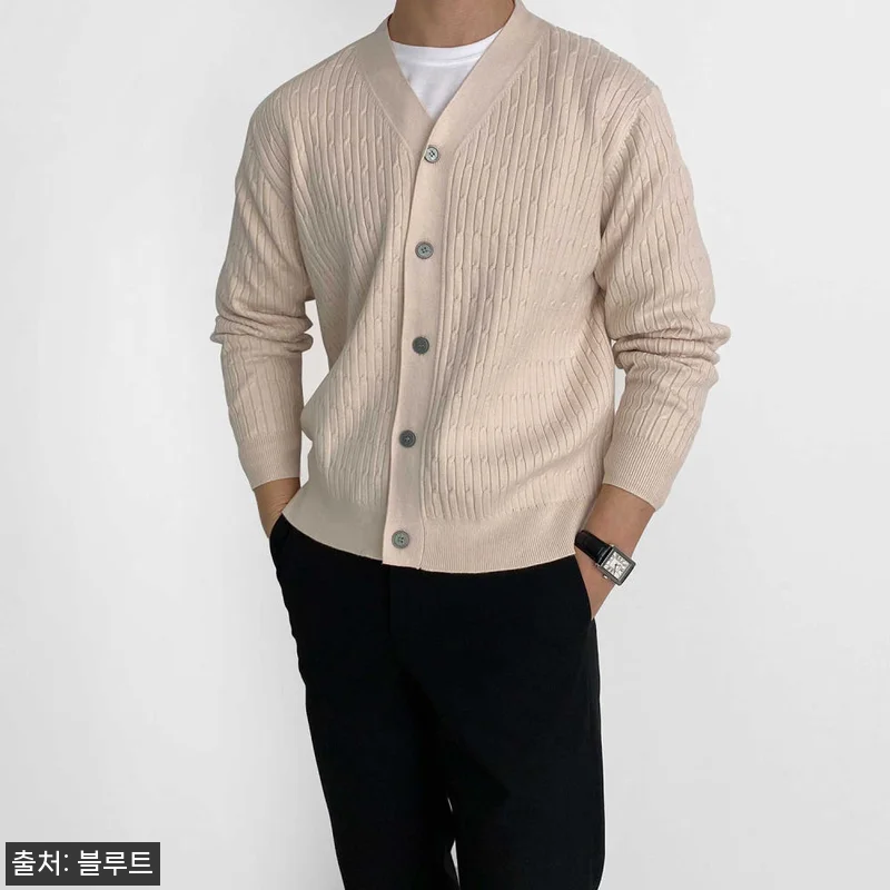 남자케이블가디건 남자꽈배기가디건, 3 관련 이미지 6