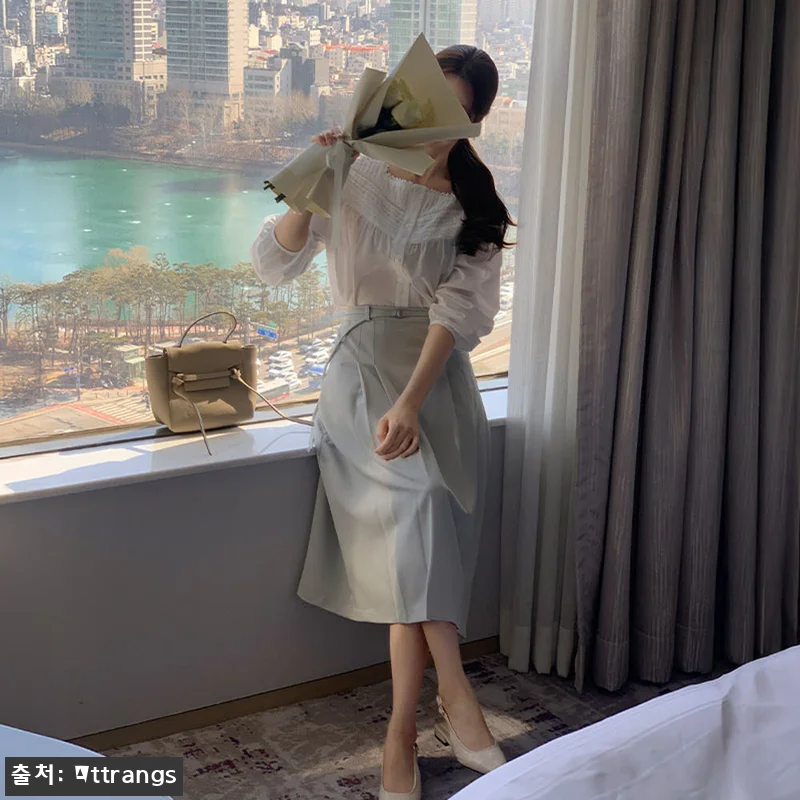 아뜨랑스 벨트 플리츠 롱 스커트 sk7218, 격식룩용으로 살 때 꼭 확인할 솔직 체크후기 16 아뜨랑스 벨트 플리츠 롱 스커트 sk 관련 이미지 7