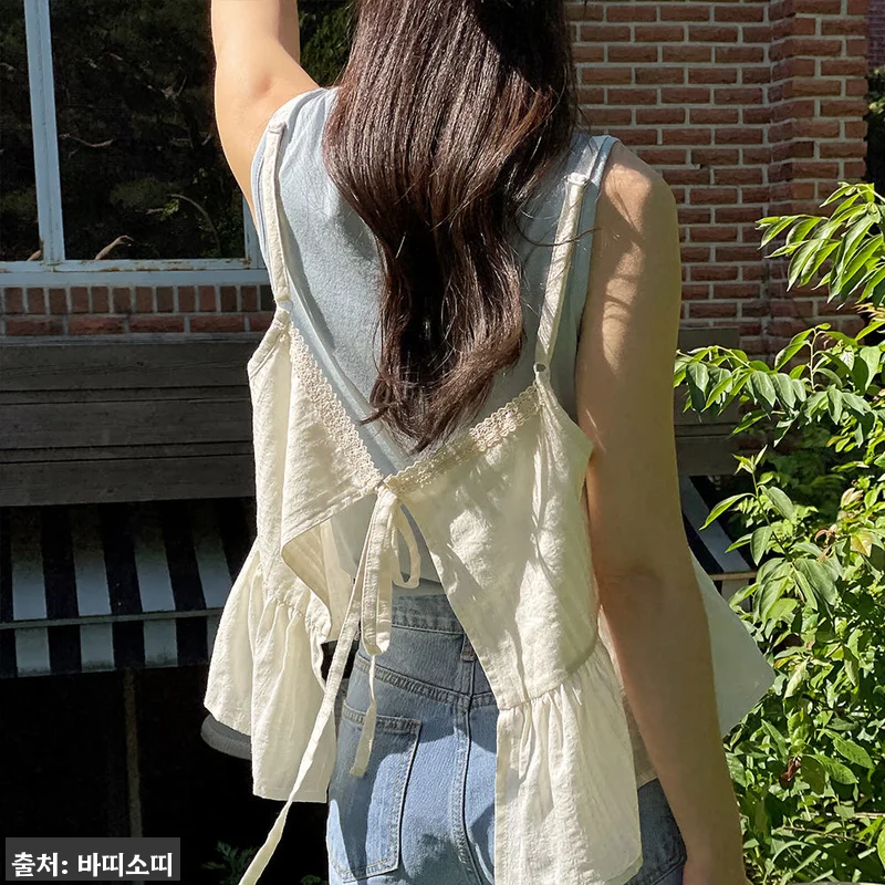 1+1+1 보들 모달 보트넥 민소매 관련 이미지 7
