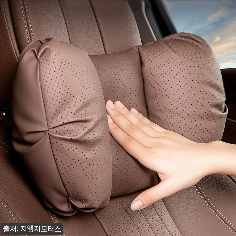 지엠지모터스 차량용 목쿠션 새들브라운 관련 이미지 9