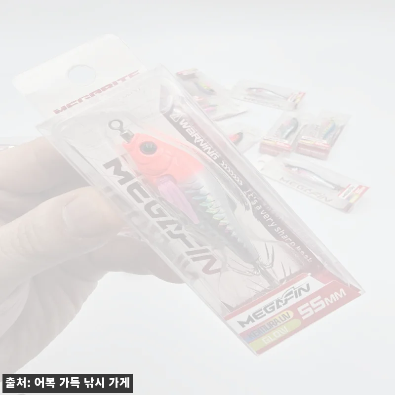 메가바이트 메가핀 55 메가탄 레이저 에기, 무료배송 4,500원에 확인한 쭈꾸미·갑오징어 낚시 준비템