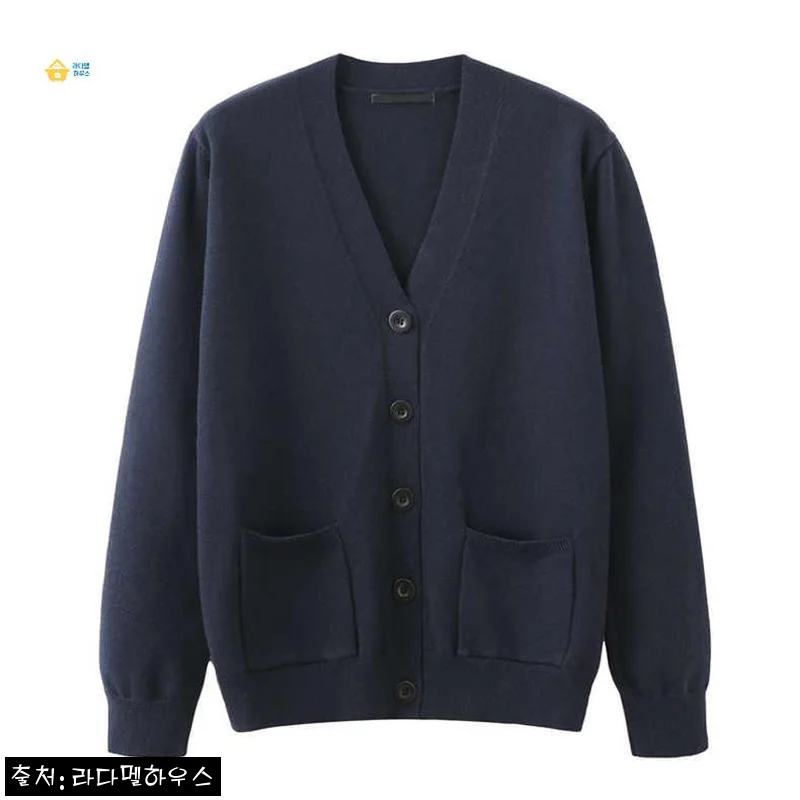 간호 유니폼가디건 울 브이넥 유니폼 가디건, 블랙 L 후기 평점 5.0 이슈템