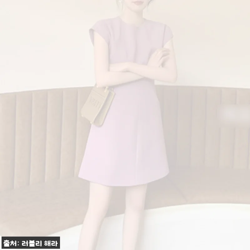 러블리해라 보라색 미니 립라인 보트넥원피스, 여름 데이트룩으로 찜한 이유