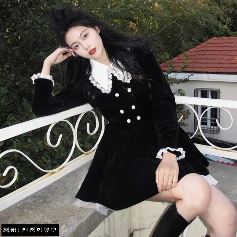 도도희 벨벳 원피스, 겨울 특별한 날을 위한 드라마틱한 분위기템 구매 전 체크